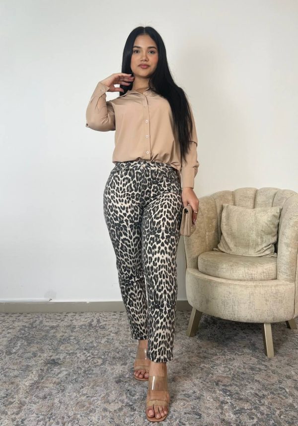 Jeans kalua print negro