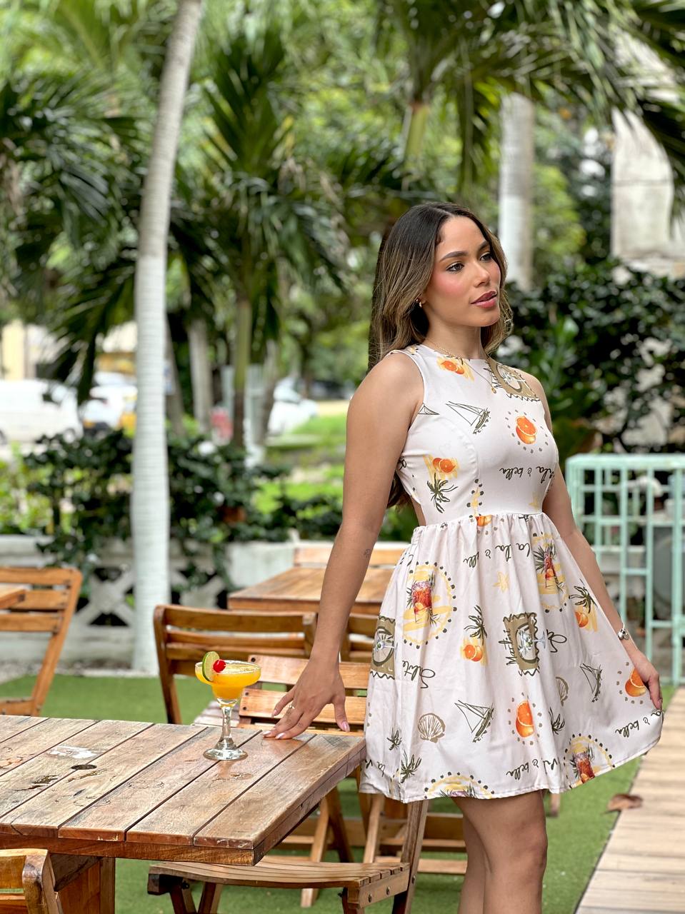 Vestido Celeste - La Vita è Bella - Imagen 4