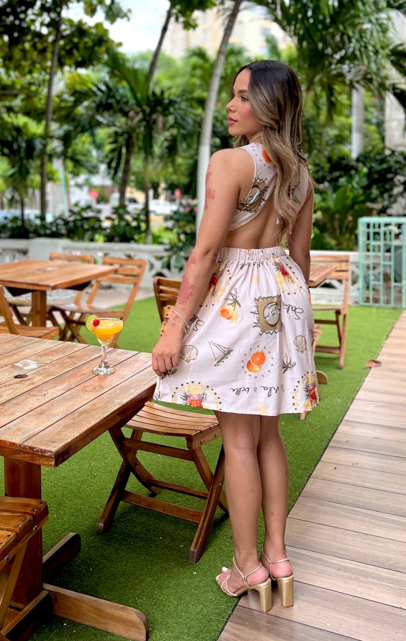 Vestido Celeste - La Vita è Bella - Imagen 6